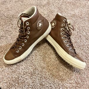 Leather Converse All Star Mens Size 7 Women Size 9